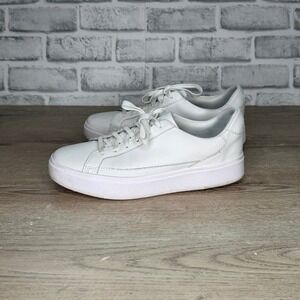 Kizik Vegas Hands-Free Leather Sneakers White W8 M6.5